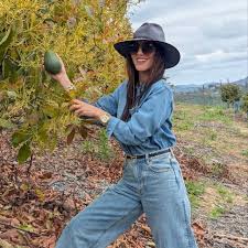 Shery Zarnegin on her farm in Southern California